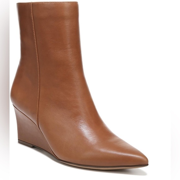 Naturalizer Dario Pointed Toe Bootie in English Tea Brown Leather - Picture 11 of 13